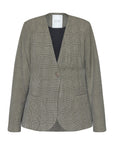 SISTERS POINT BLAZER VILUNA-BL BROWN CHECK