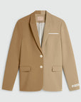 JOSH V BLAZER SUUS HOODIE OVERSIZED TWO-TONE KHAKI LIGHT CAMEL