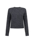 ANOTHER-LABEL PULLOVER SUZANNE KNITTED PULL DARK GREY MELEE