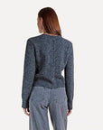 ANOTHER-LABEL PULLOVER SUZANNE KNITTED PULL DARK GREY MELEE